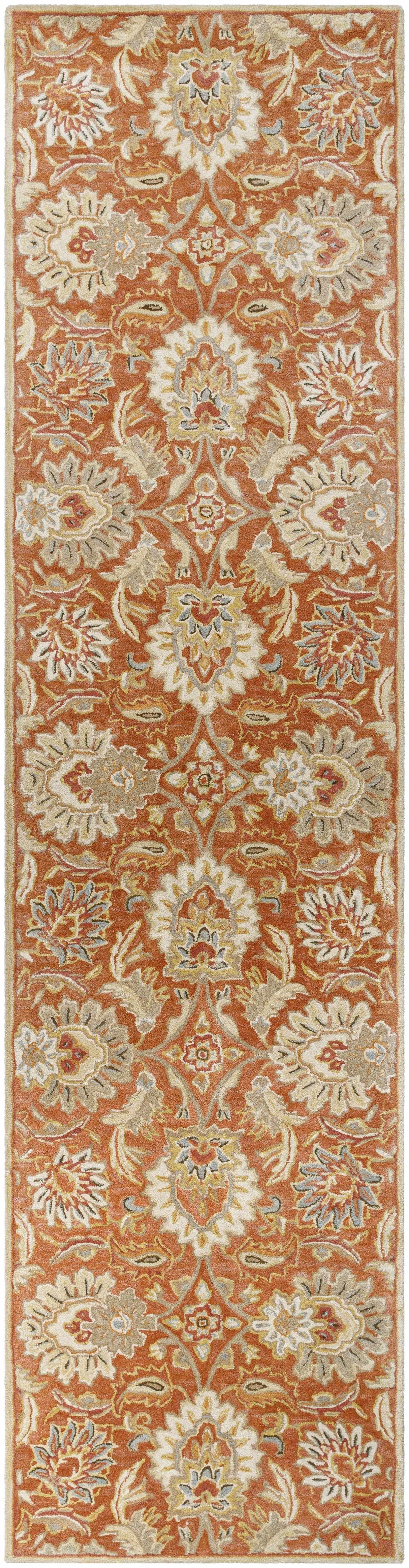 Chesterton Hand Tufted Orange 1112 Area Rug