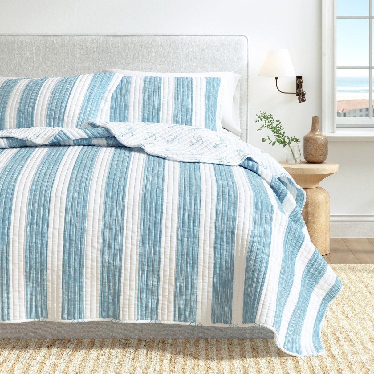 3-Piece Coastal Quilt Set - Casco Bay Collection