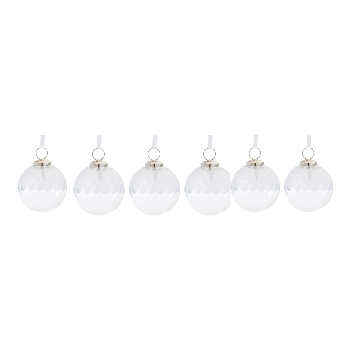 Clear Glass Ball Ornament (Set of 6) - Tuesday Morning - Decorative Objects