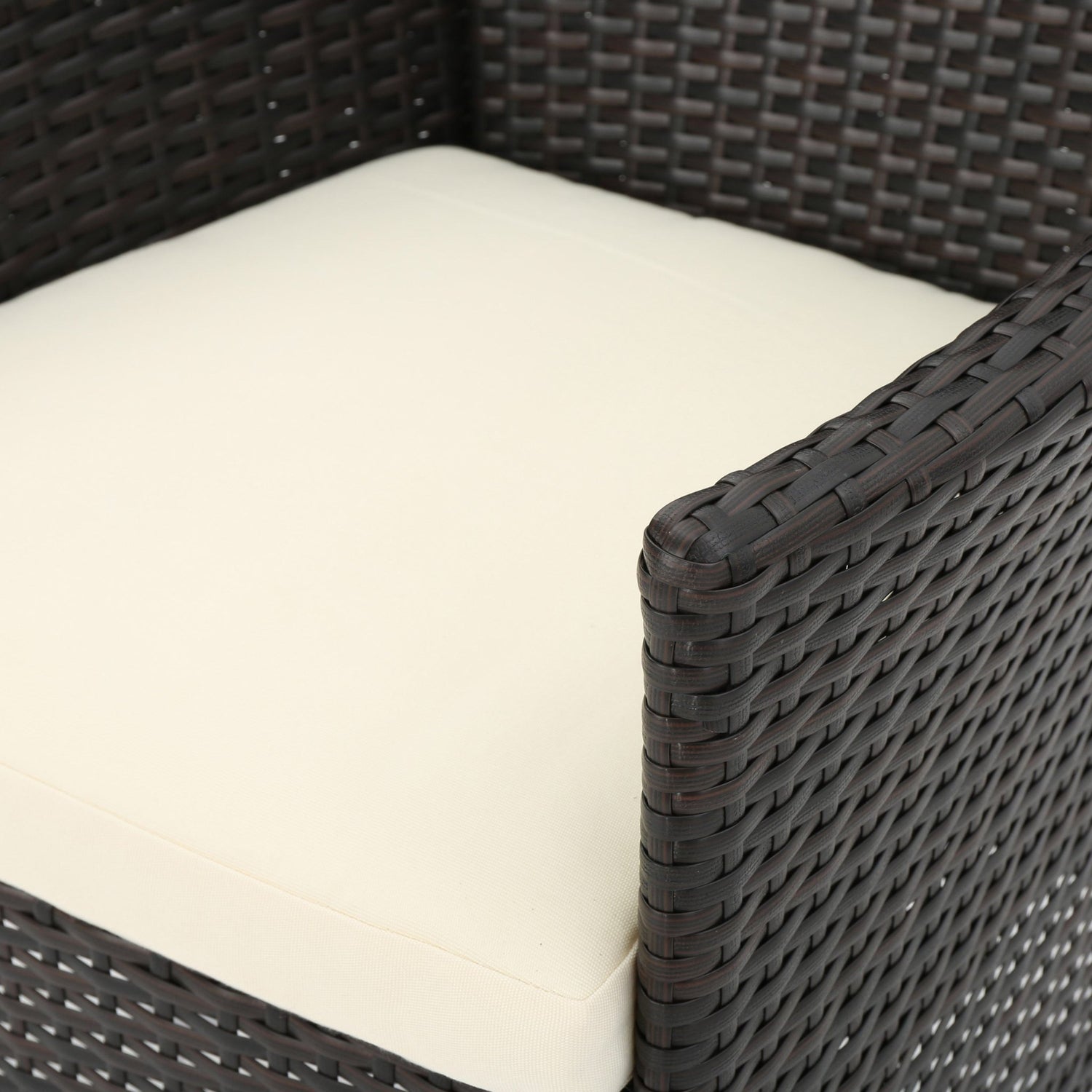 Clementine Outdoor Multibrown PE Wicker Dining Chairs (Set of 2) - Tuesday Morning - Kitchen & Dining Furniture Sets