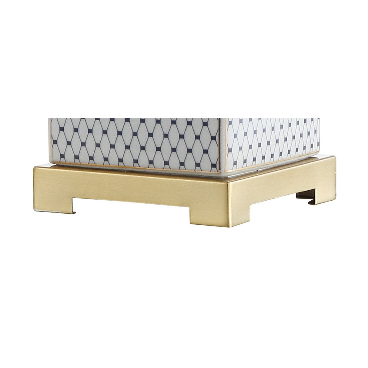 Cleo ceramic/metal ginger jar led table lamp - Tuesday Morning - Table Lamps