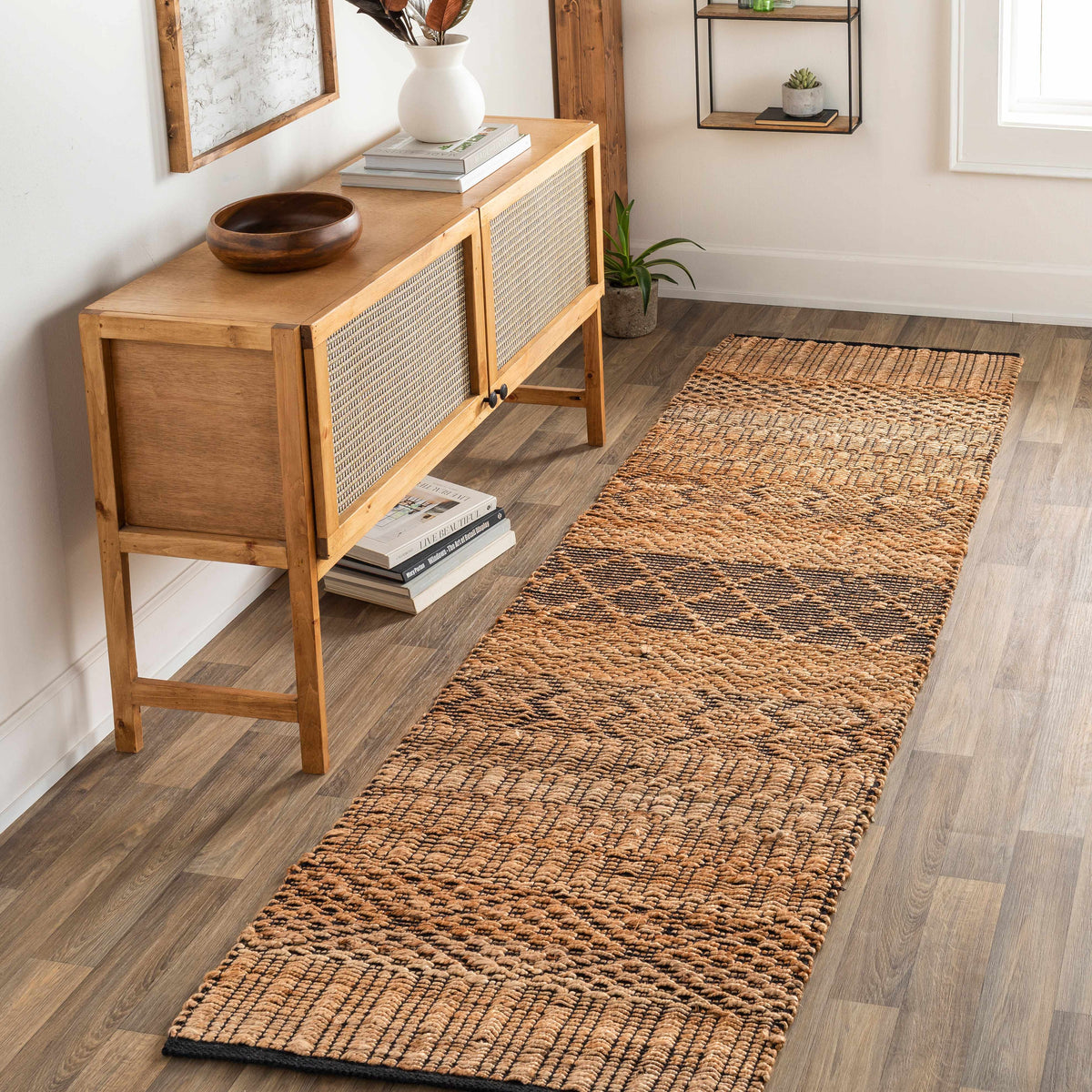 Cloverly Tribal Jute Carpet - Clearance