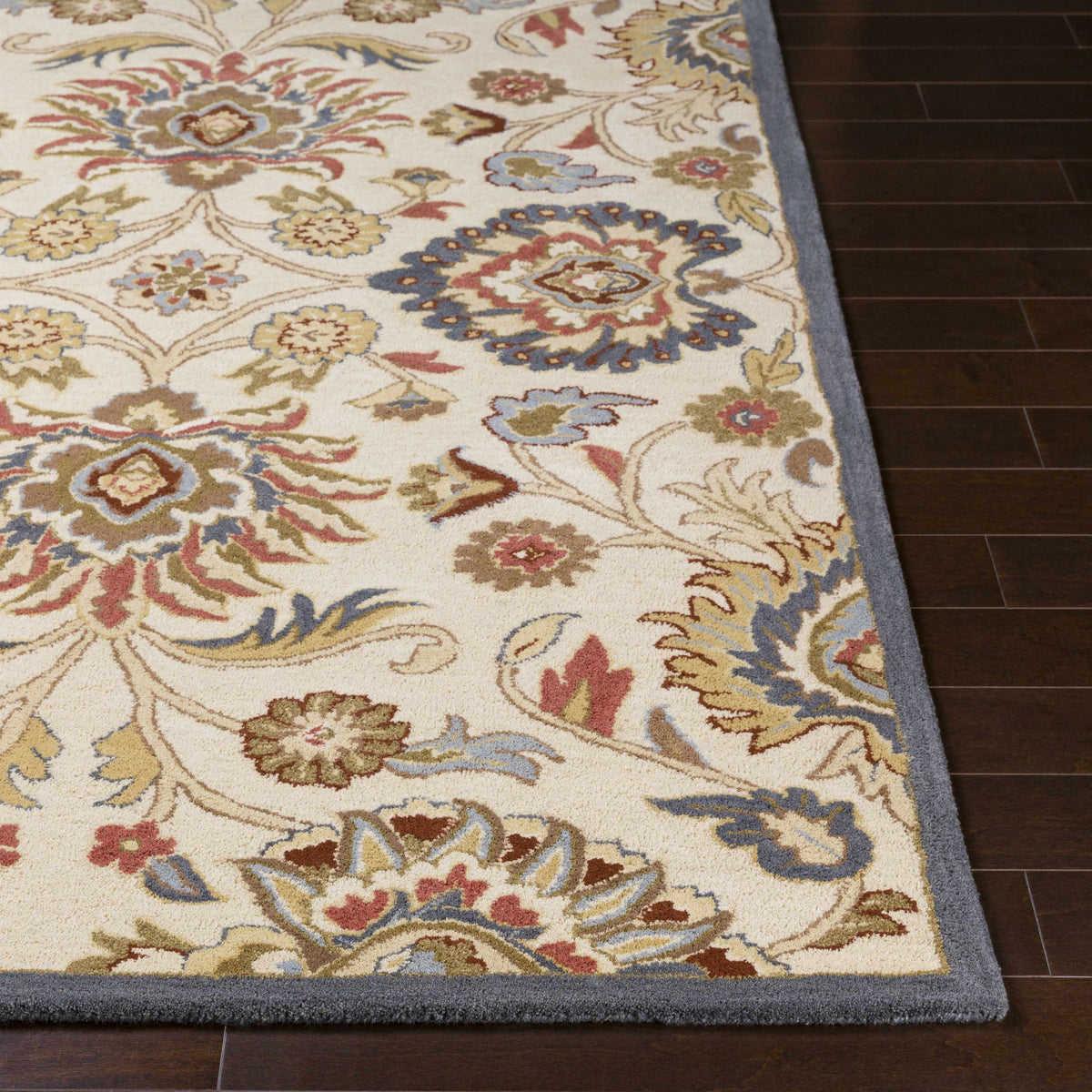 Conesus Hand Tufted Blue & Rust 1204 Area Rug - Clearance