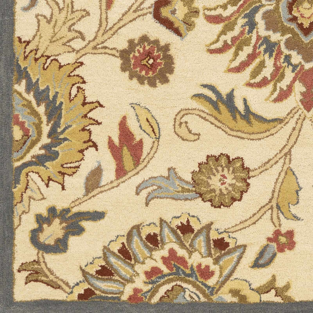 Conesus Hand Tufted Blue & Rust 1204 Area Rug - Clearance