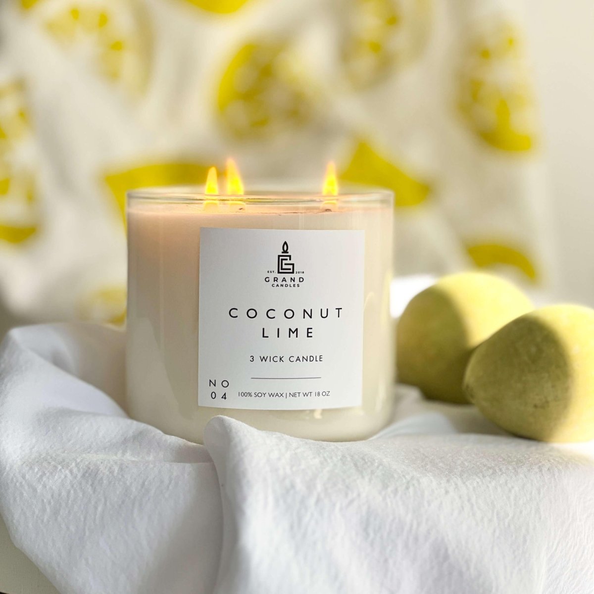 Coconut Lime Soy Candle