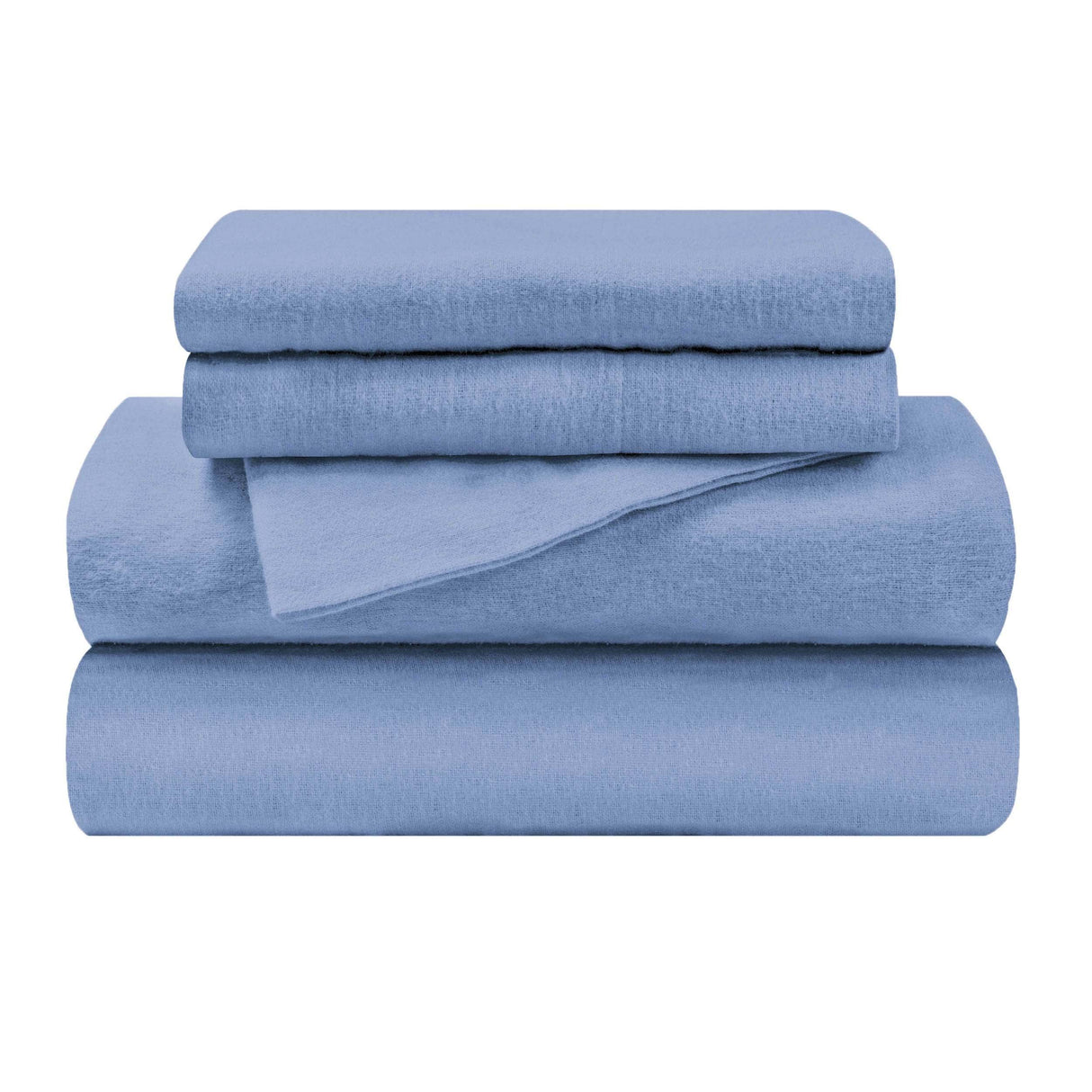 Cotton Flannel Trellis Traditional Solid Deep Pocket Bed Sheet Set - Sheet Set by Superior Brand