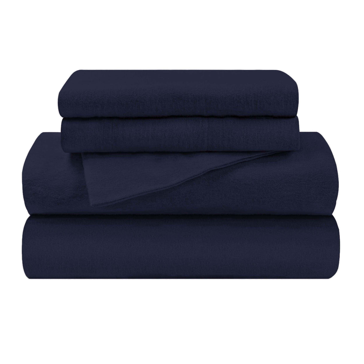 Cotton Flannel Trellis Traditional Solid Deep Pocket Bed Sheet Set - Sheet Set by Superior Brand