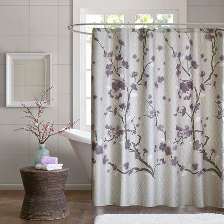 Cotton-Shower-Curtain-72x72-Inches-Cherry-Blossom-Design-Shower-Curtains