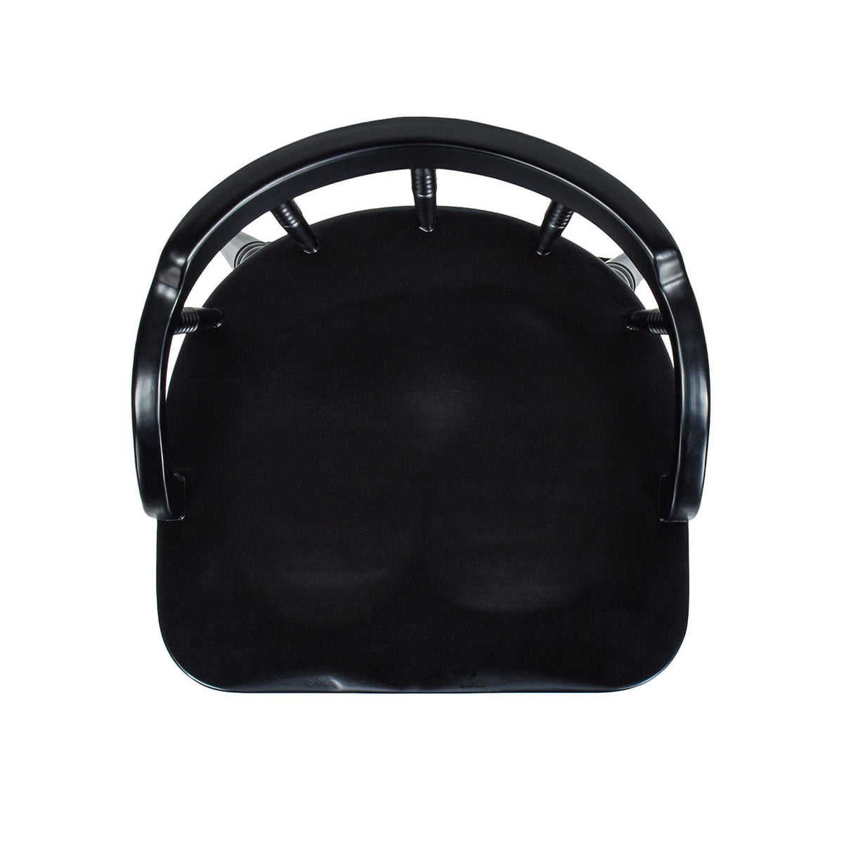 Counter Stool with Spindle Low - Back and Footrest - Counter Stools