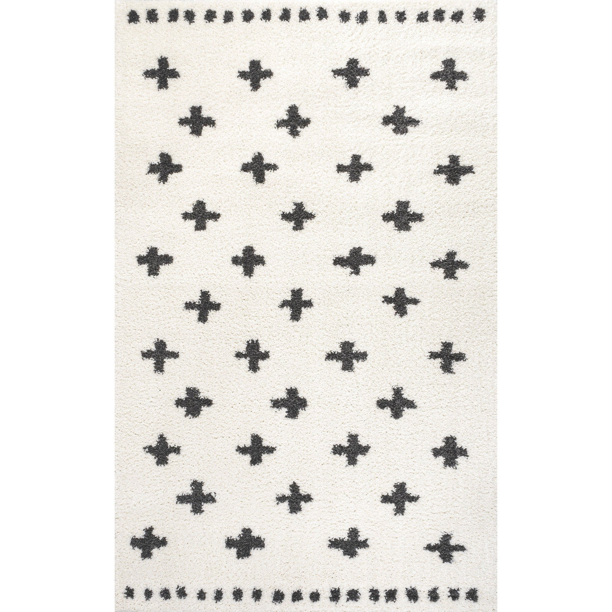 Cristo Berber Geometric Shag Area Rug - Tuesday Morning - Area Rugs