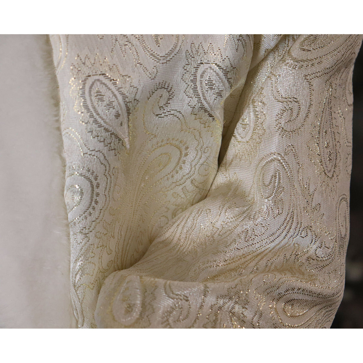 58-In. African American Dancing Santa Claus in Paisley Coat with Prelit Christmas Tree, Animated Indoor Holiday Home Decor