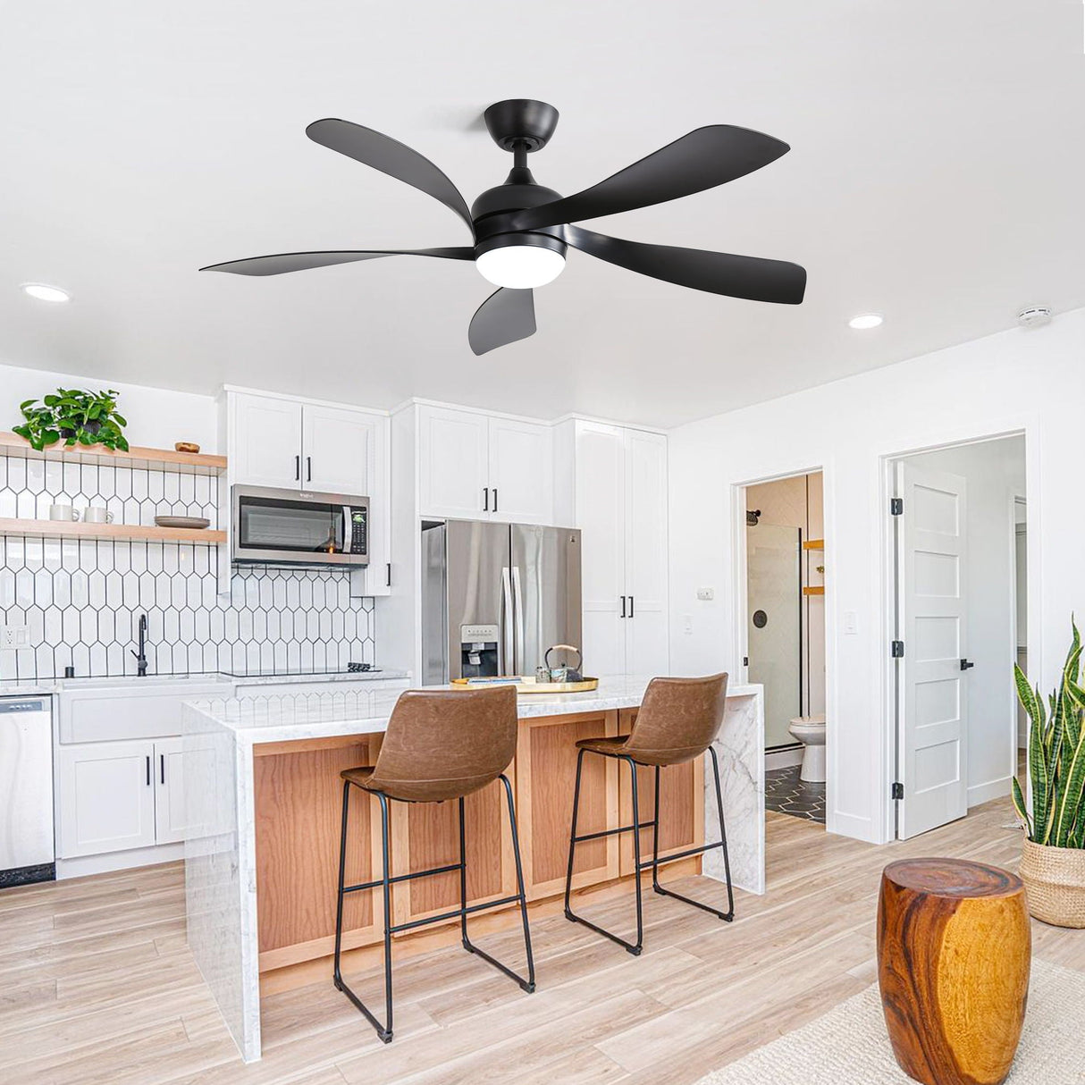 Ceiling Fan & DC Motor And Integrated Light