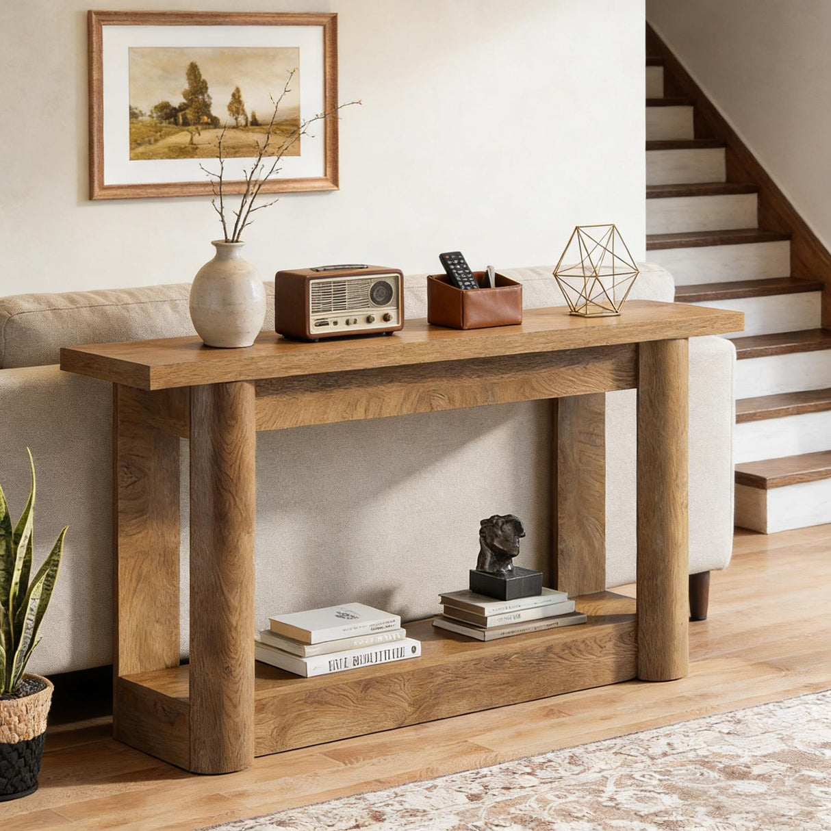 2-Tier Foyer Table,Entryway Sofa Table,Console Table