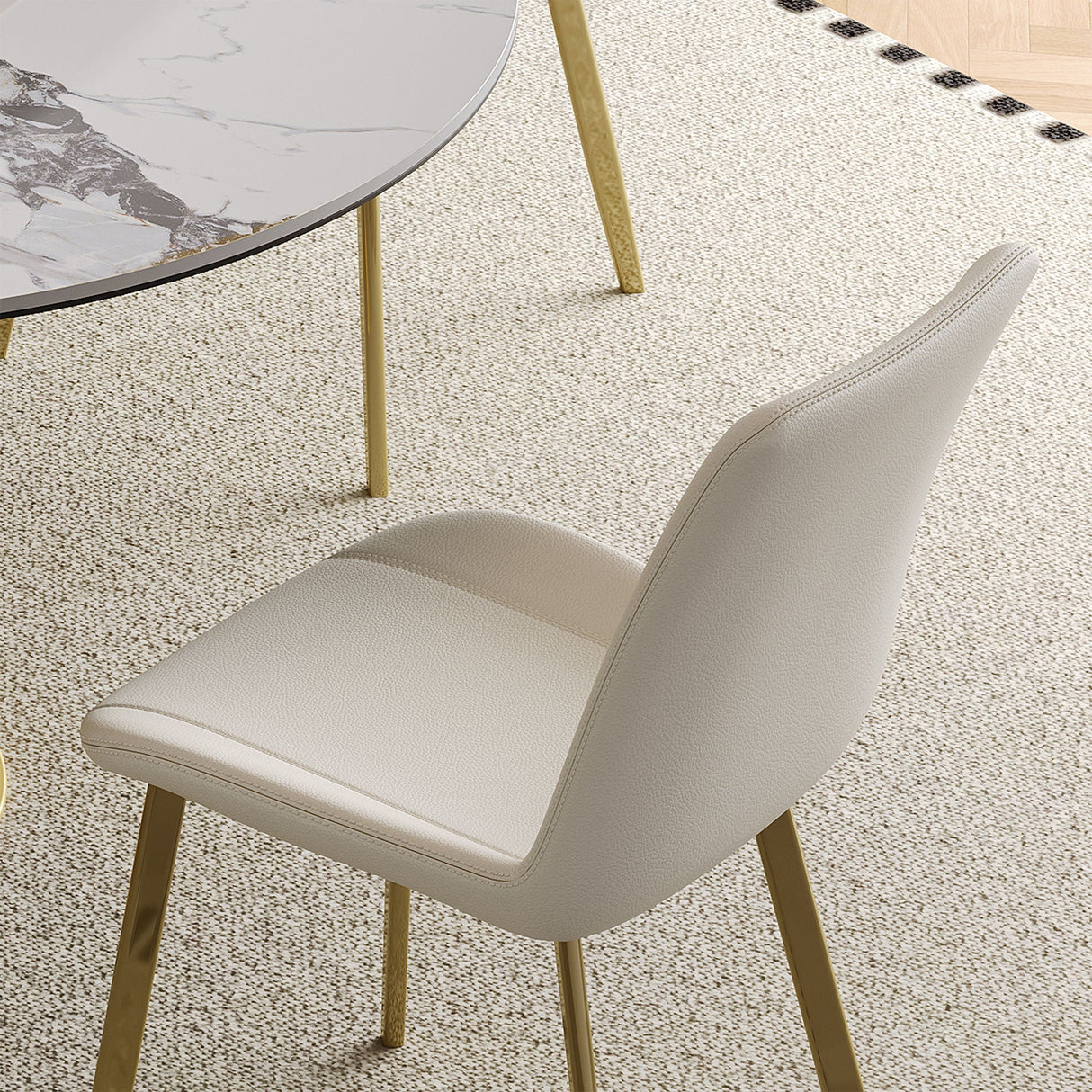 Modern Dining Chairs Ergonomic Design For Kitchen (Set of 4)