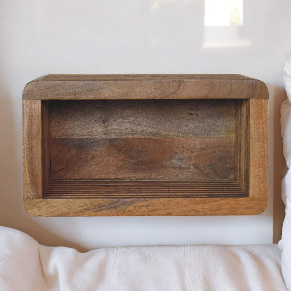 Soba Wall-Mounted Bedside, Open Storage