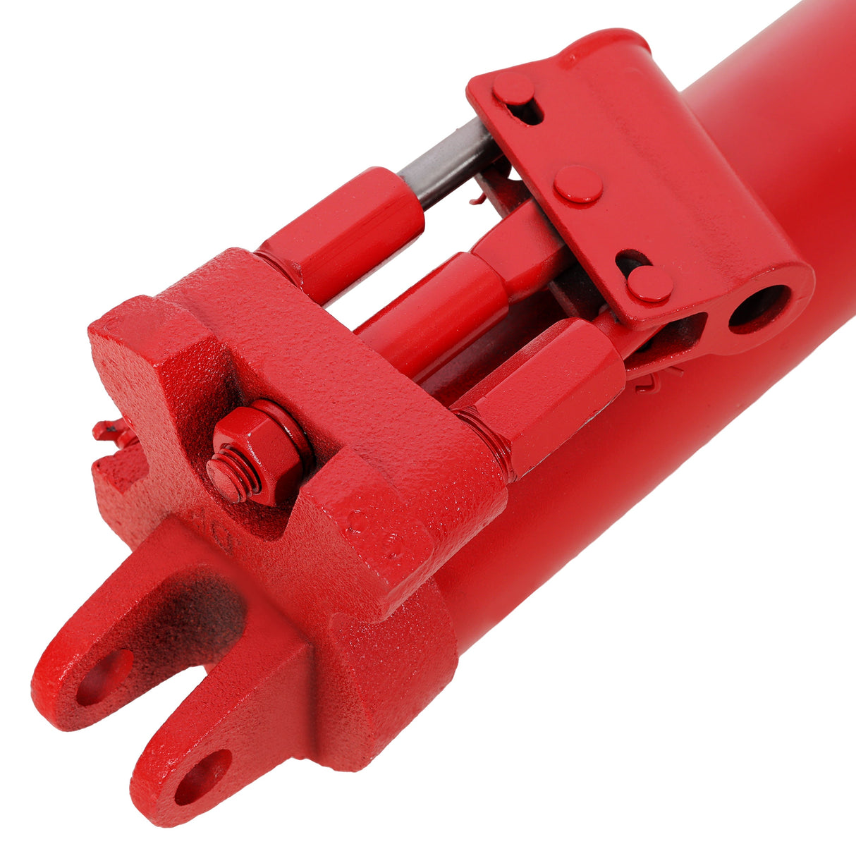 8 Ton Hydraulic Long Ram Jack - Dual Double Piston Pump, Clevis Base