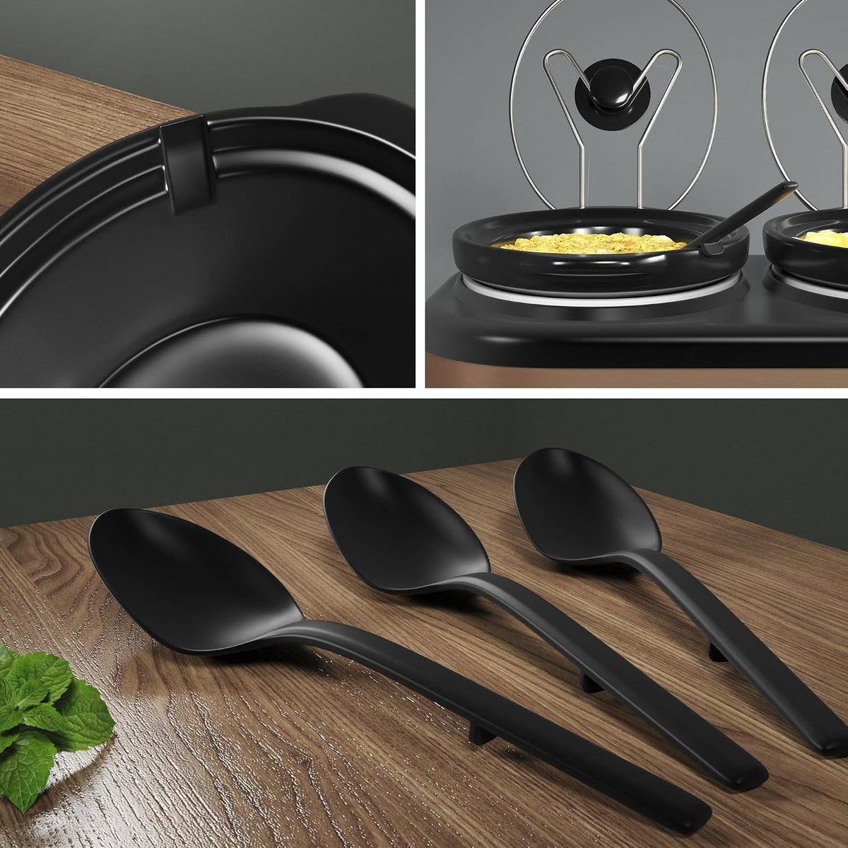 Triple Slow Cooker, Buffet Food Warmer
