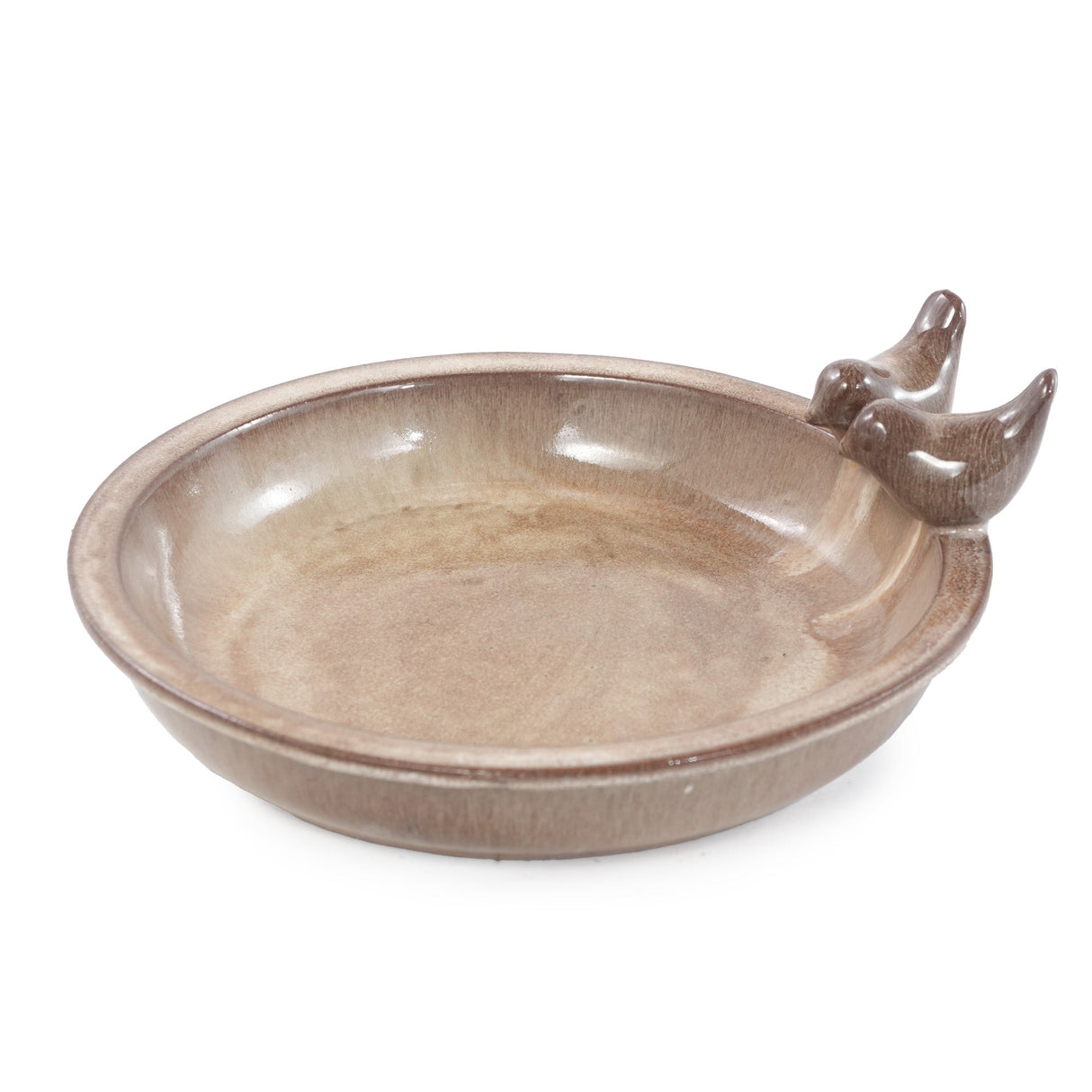 Handmade Ceramic Bird Bath, 11.8 Inch