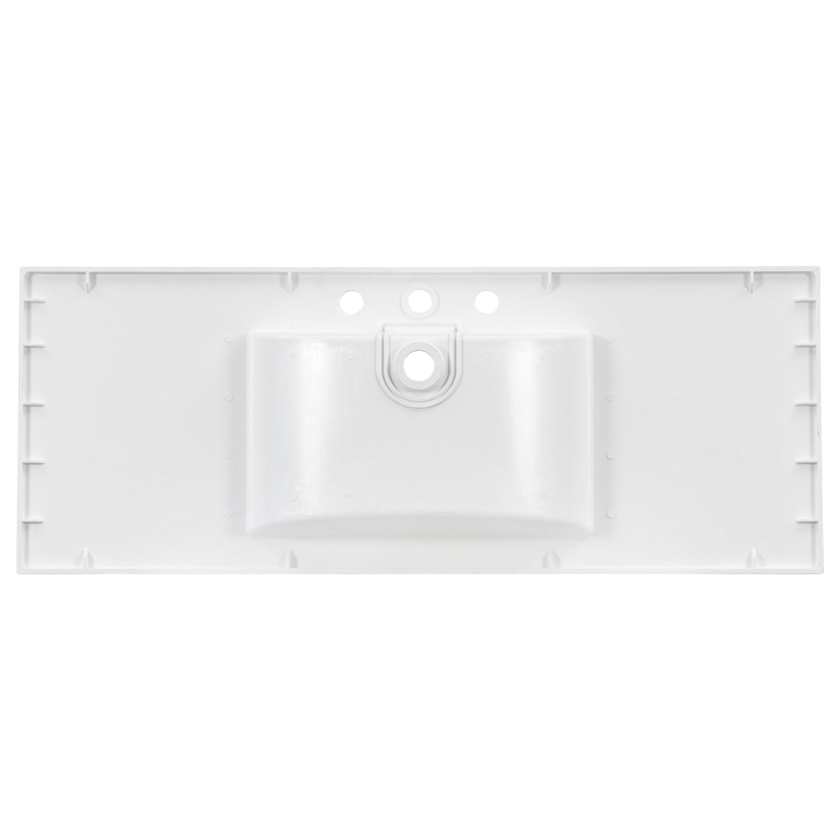48" Composite Bathroom Vanity Top with Integrated Basin