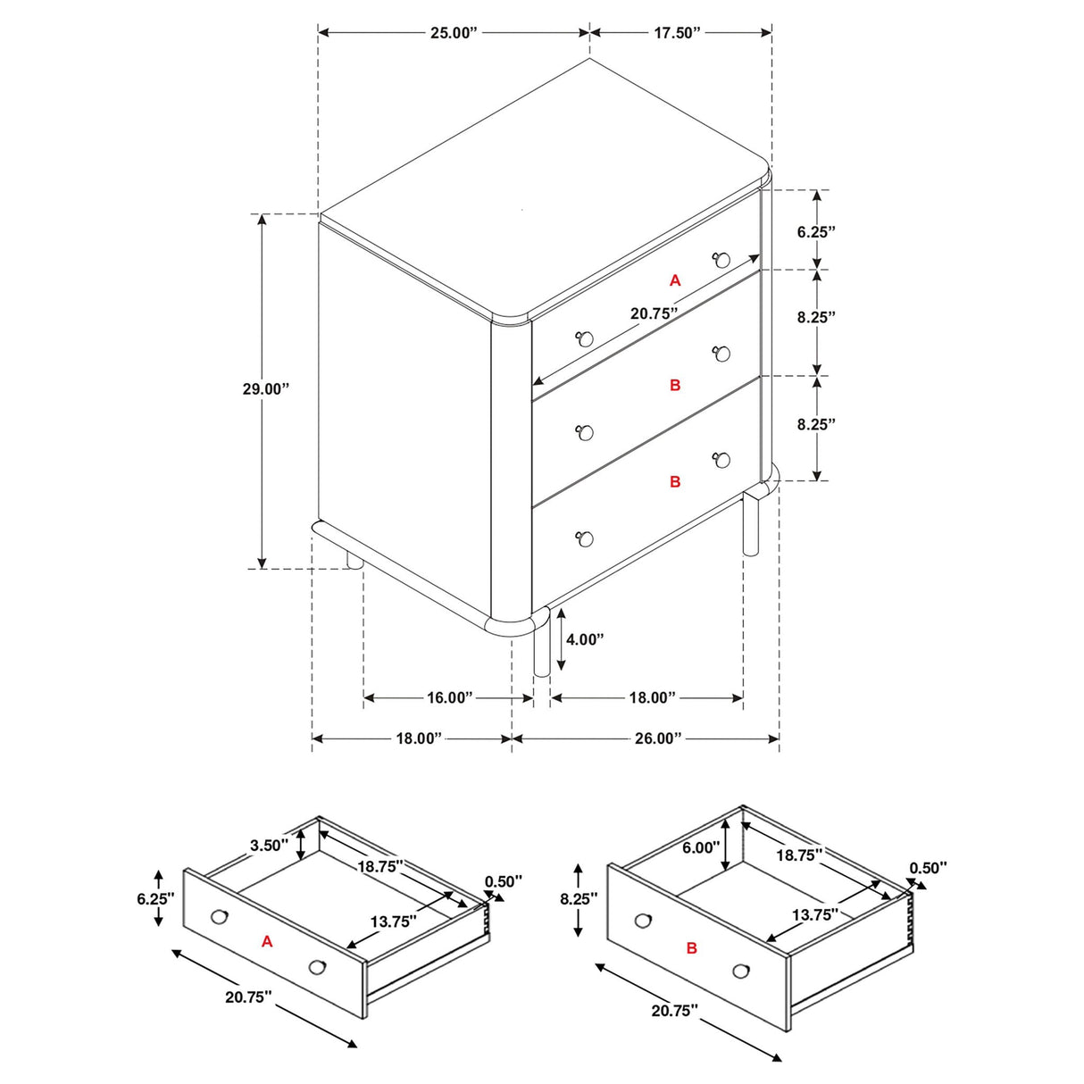 Anser - Modern Bedroom Set