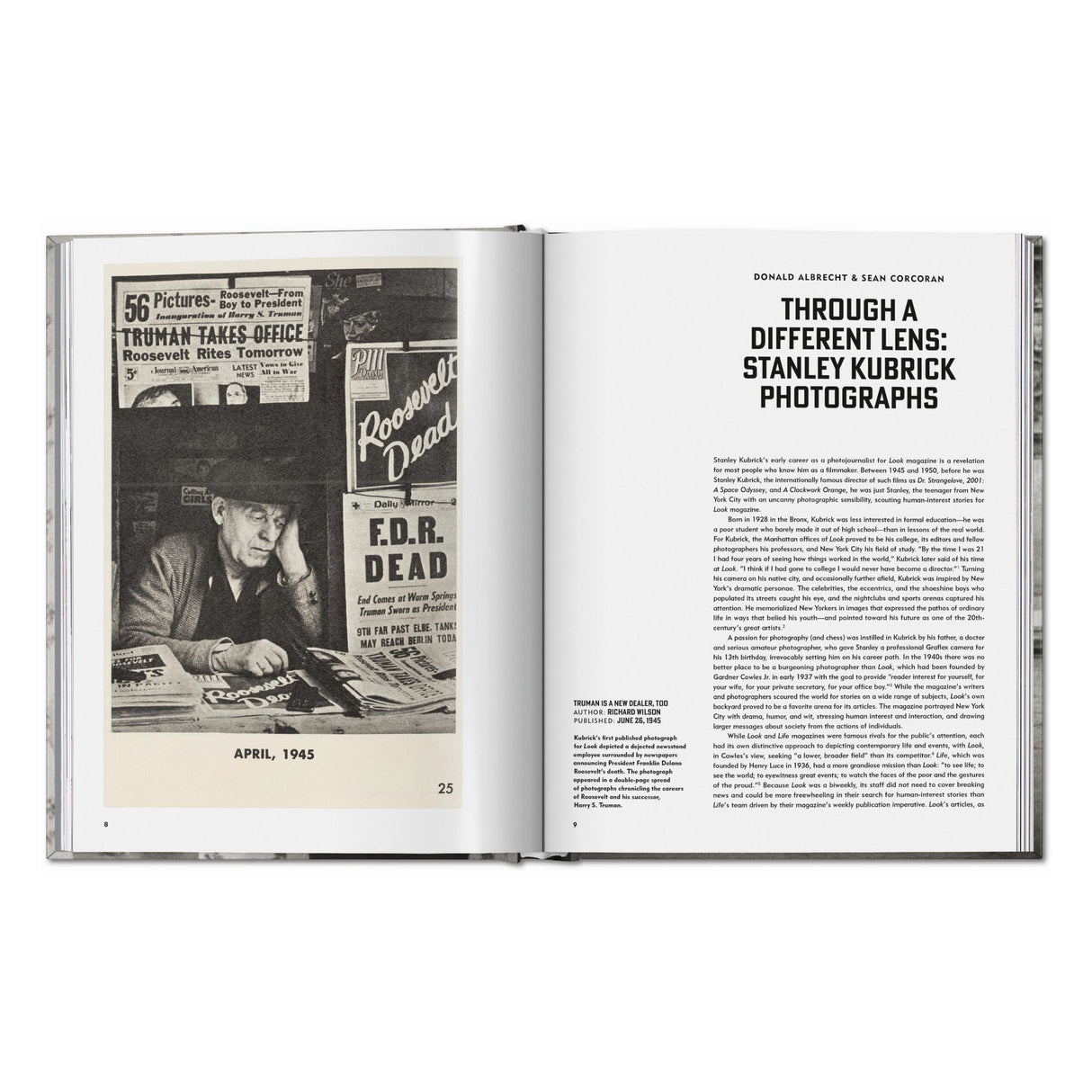Stanley Kubrick Photographs. Through a Different Lens (German, French, English)