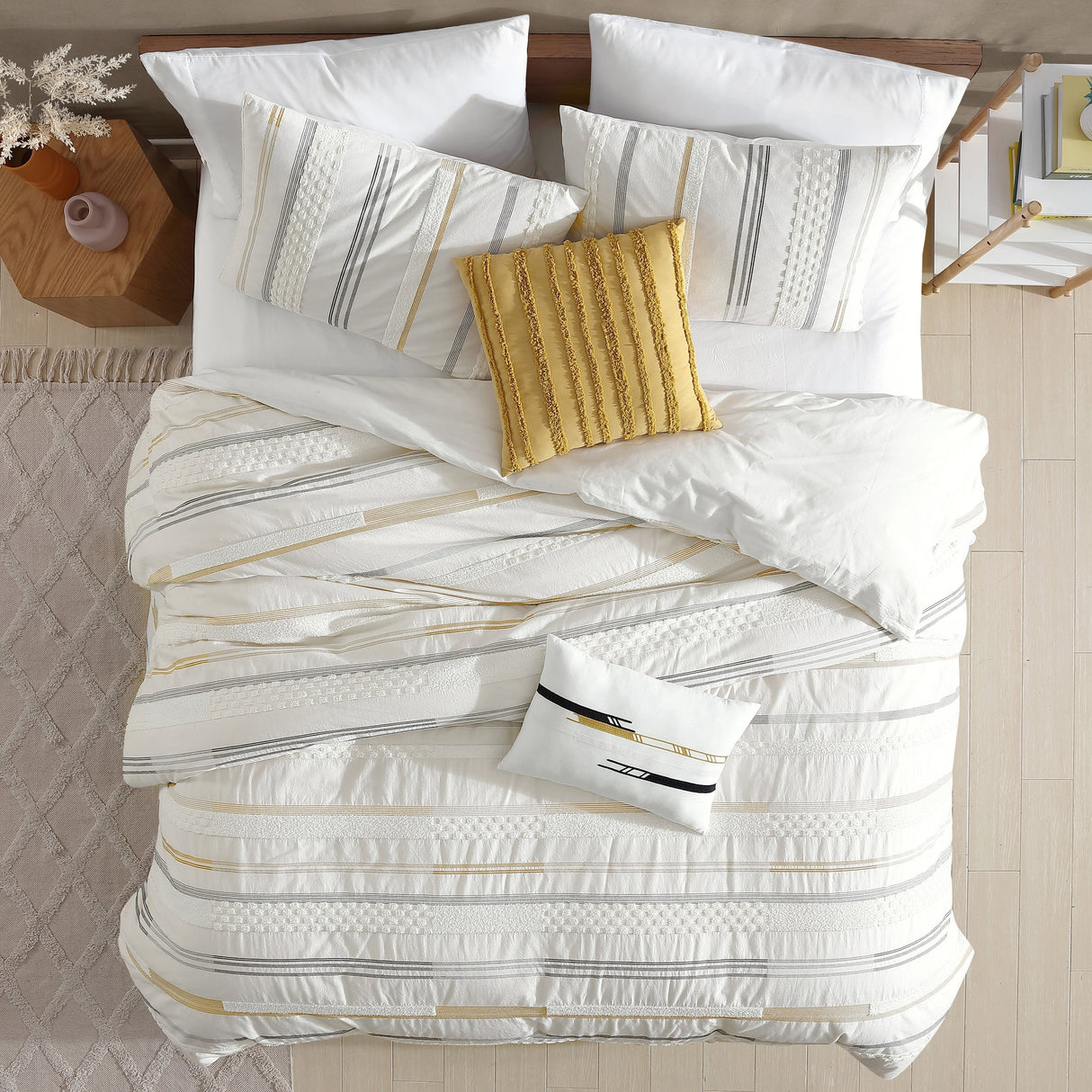 Whitten 6 PC Comforter Cover Set King