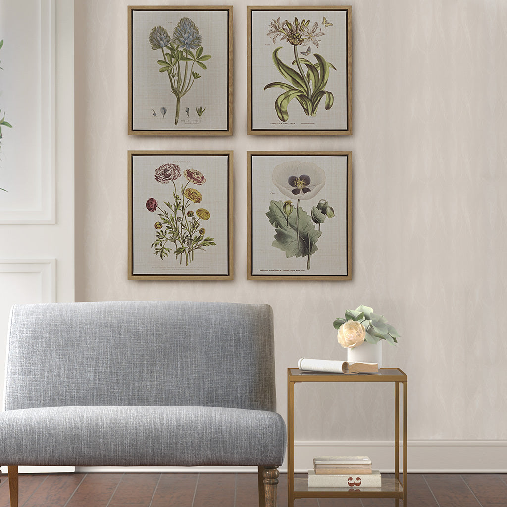 The-Bedford-Herbarium-Quartet™-–-From-the-Martha-Stewart-Herbal-Archive-Wall-Art