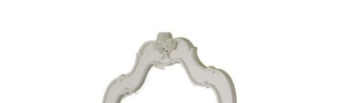 Edalene Pearl White Mirror