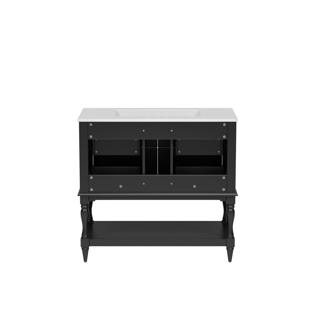 Bathroom Vanity Cabinet With Undermount Sink, 4 Drawer Set