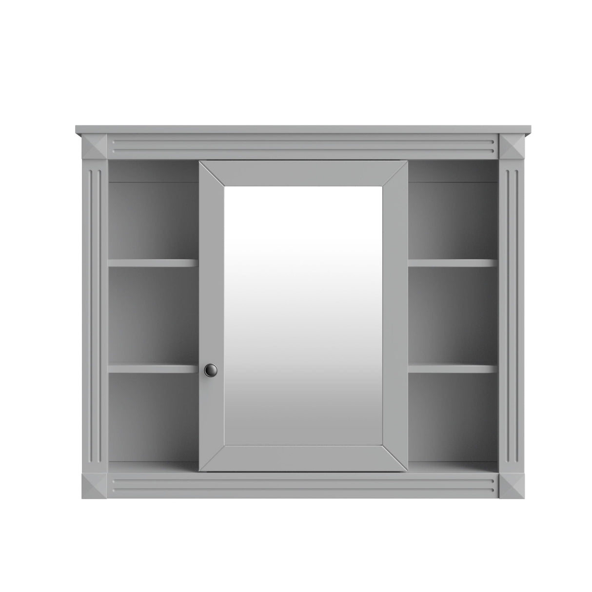 Bathroom Vanity With Top Sink, Mirror Cabinet, 2 Soft Closing Doors & 2 Drawers