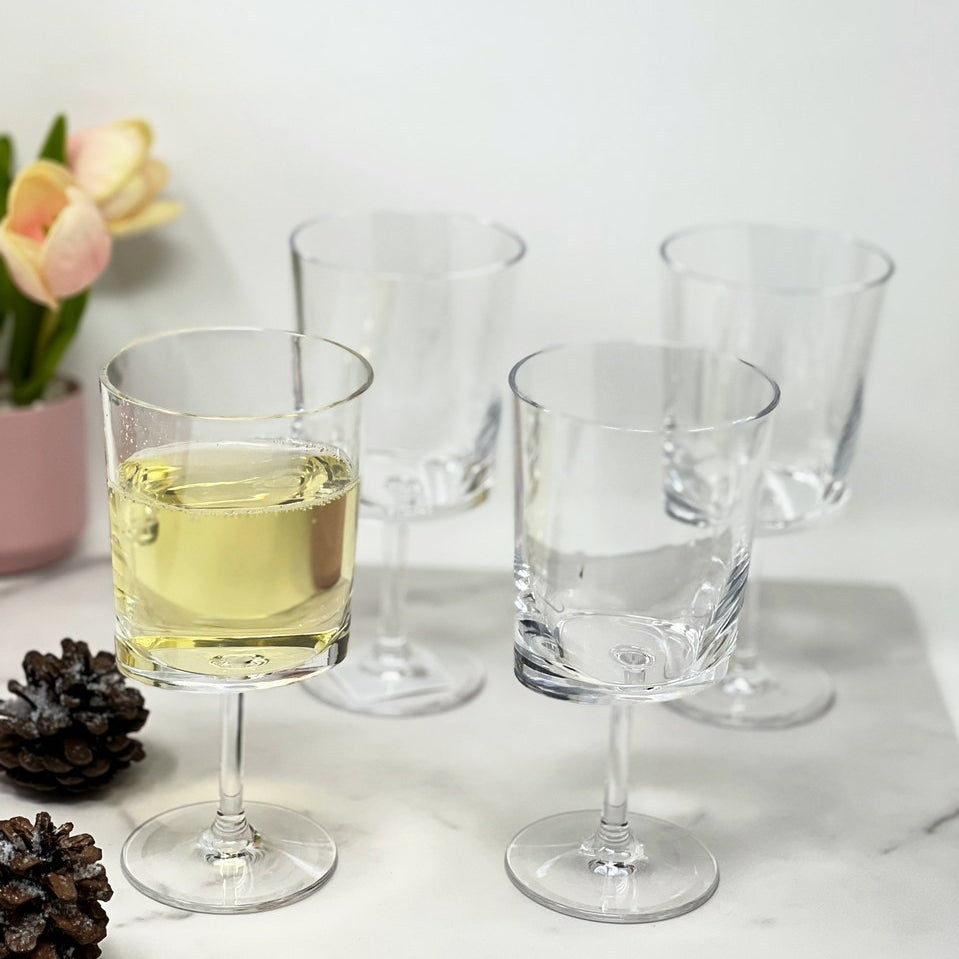 Oval-Halo-Plastic-Wine-Glasses-Set-of-4-(12oz),-BPA-Free-Tritan-Wine-Glass-Set,-Unbreakable-Red-Wine-Glasses,-White-Wine-Glasses-