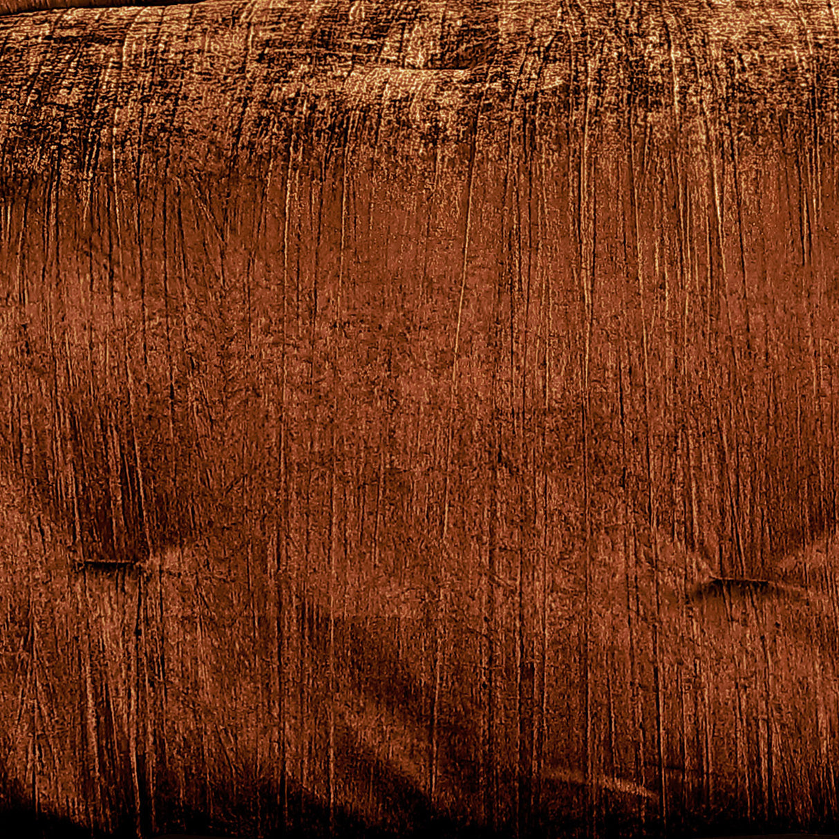 Turin 7 Piece Spice Crinkle Velvet Comforter Set