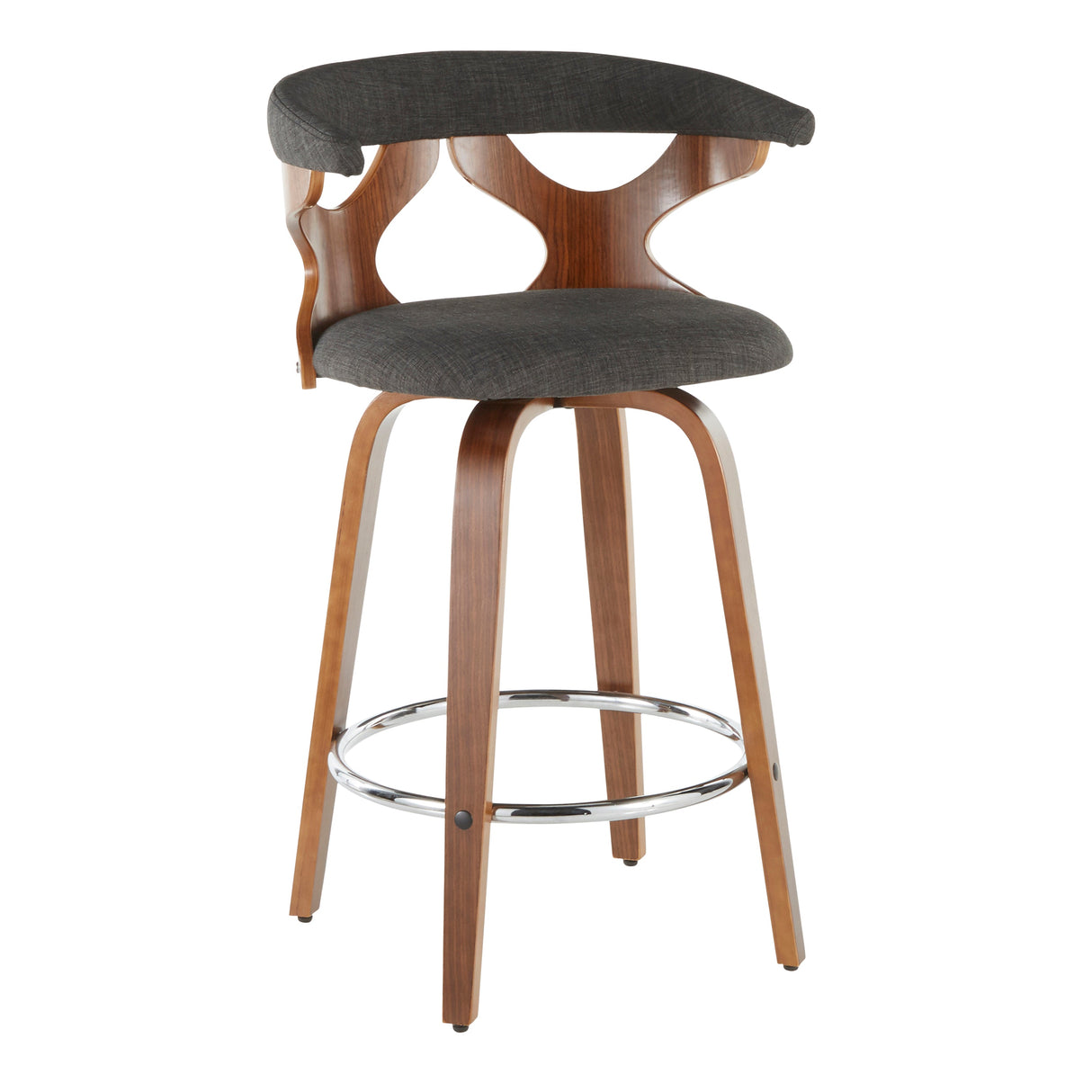 Mid-Century Modern Counter Stool