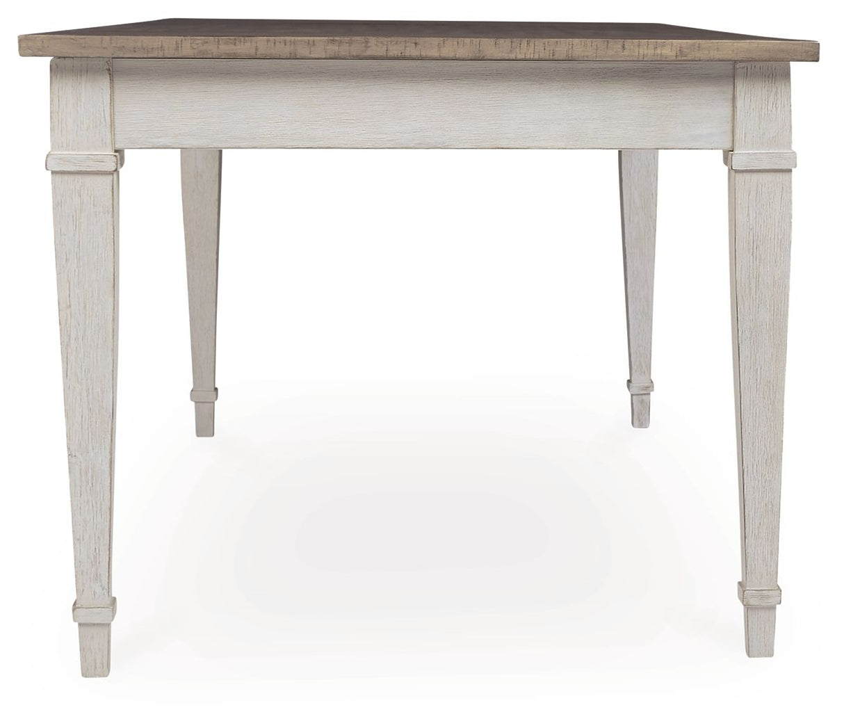 Skempton - RECT DRM Table w/Storage - White