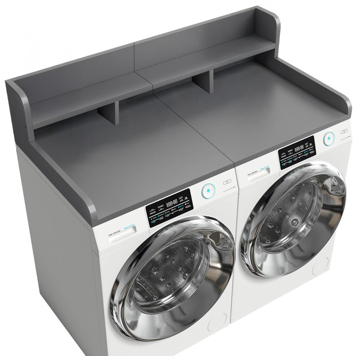 Washer Dryer Countertop with Non-slip Pads, Gray