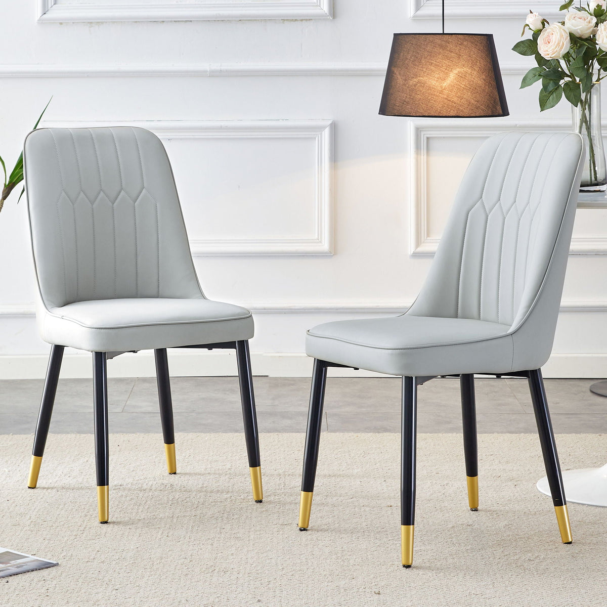 Modern Chair With Metal Legs