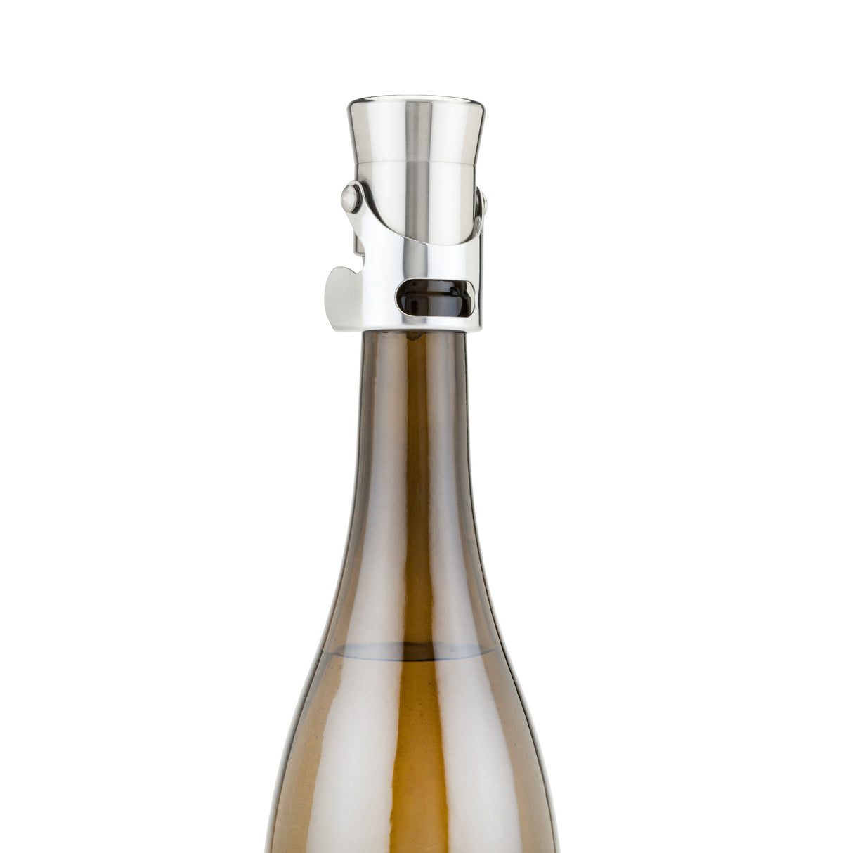 Harrison Heavyweight Champagne Stopper in Silver Viski®