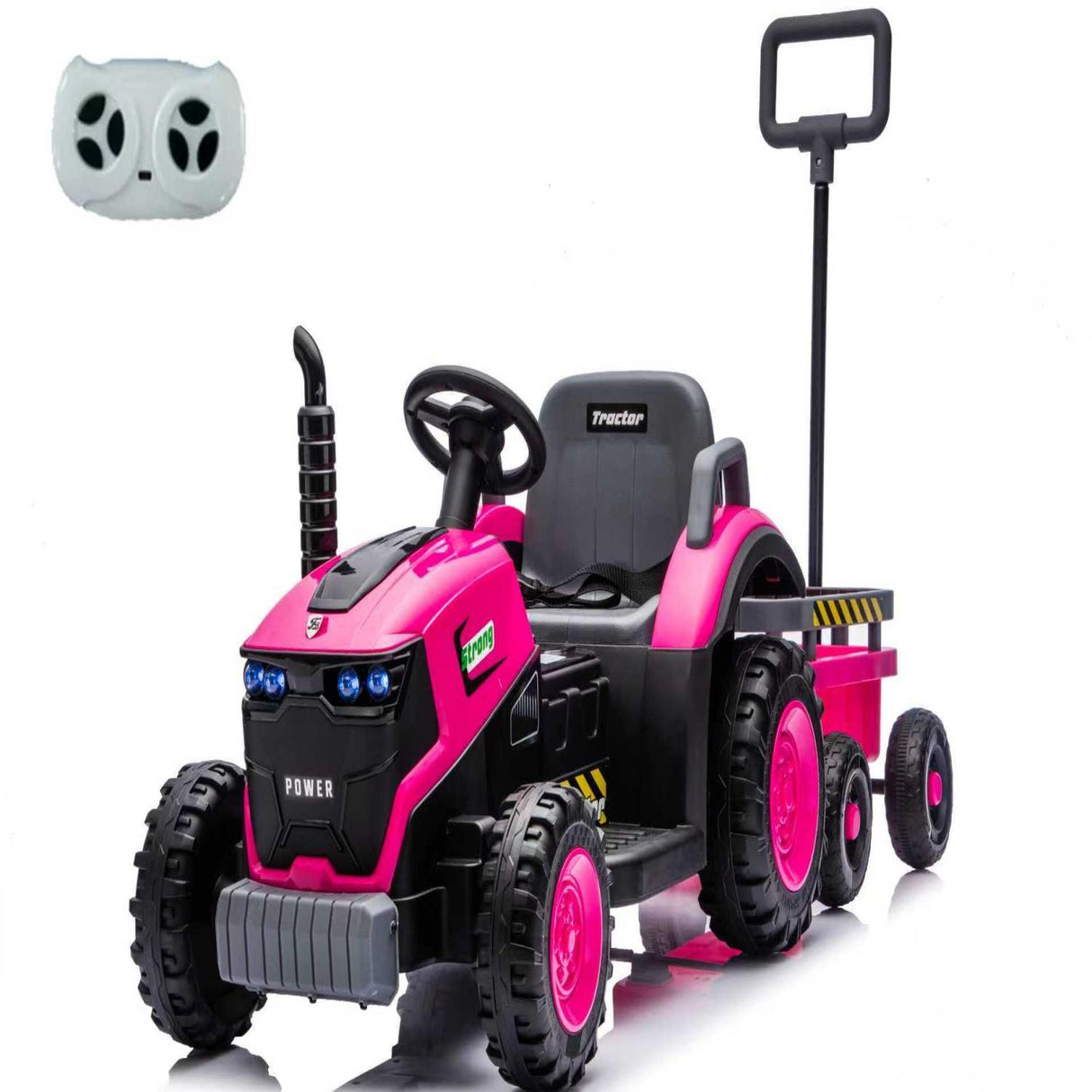 Kids Electric Ride-On Tractor With Trailer