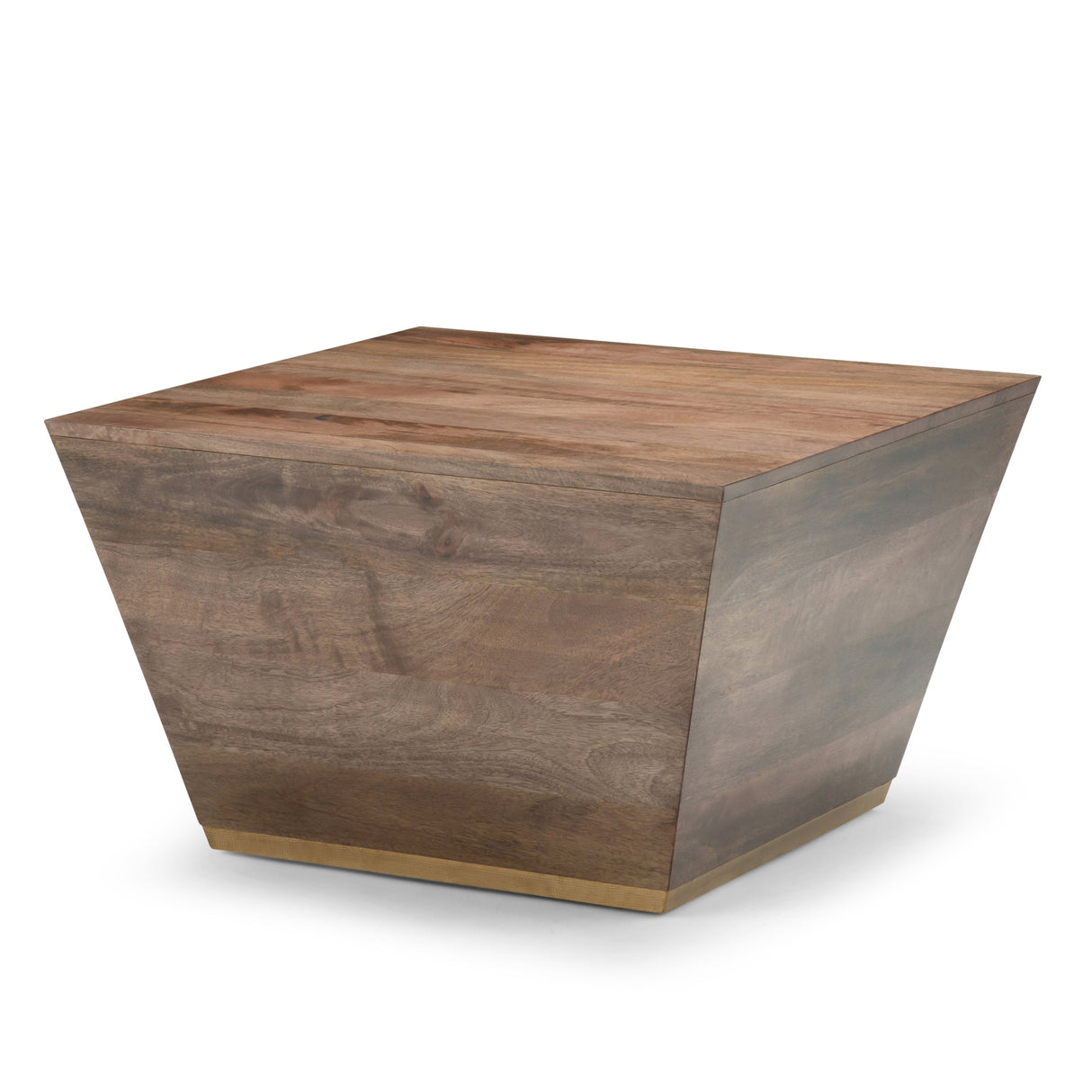 Abba Square Coffee Table - Dark Brown