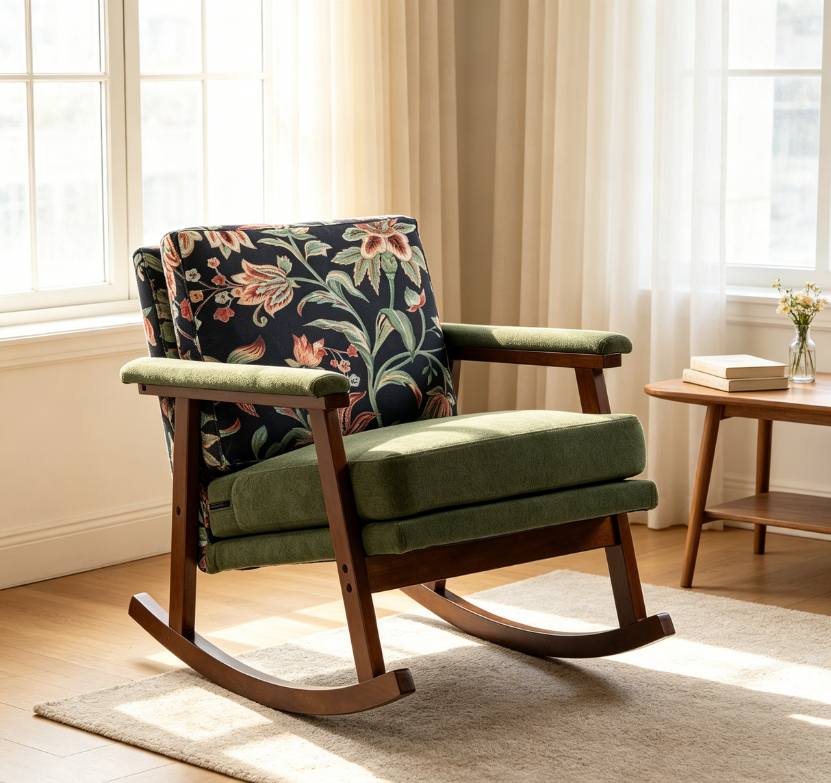 Mid Century Modern Accent Rocking Chair