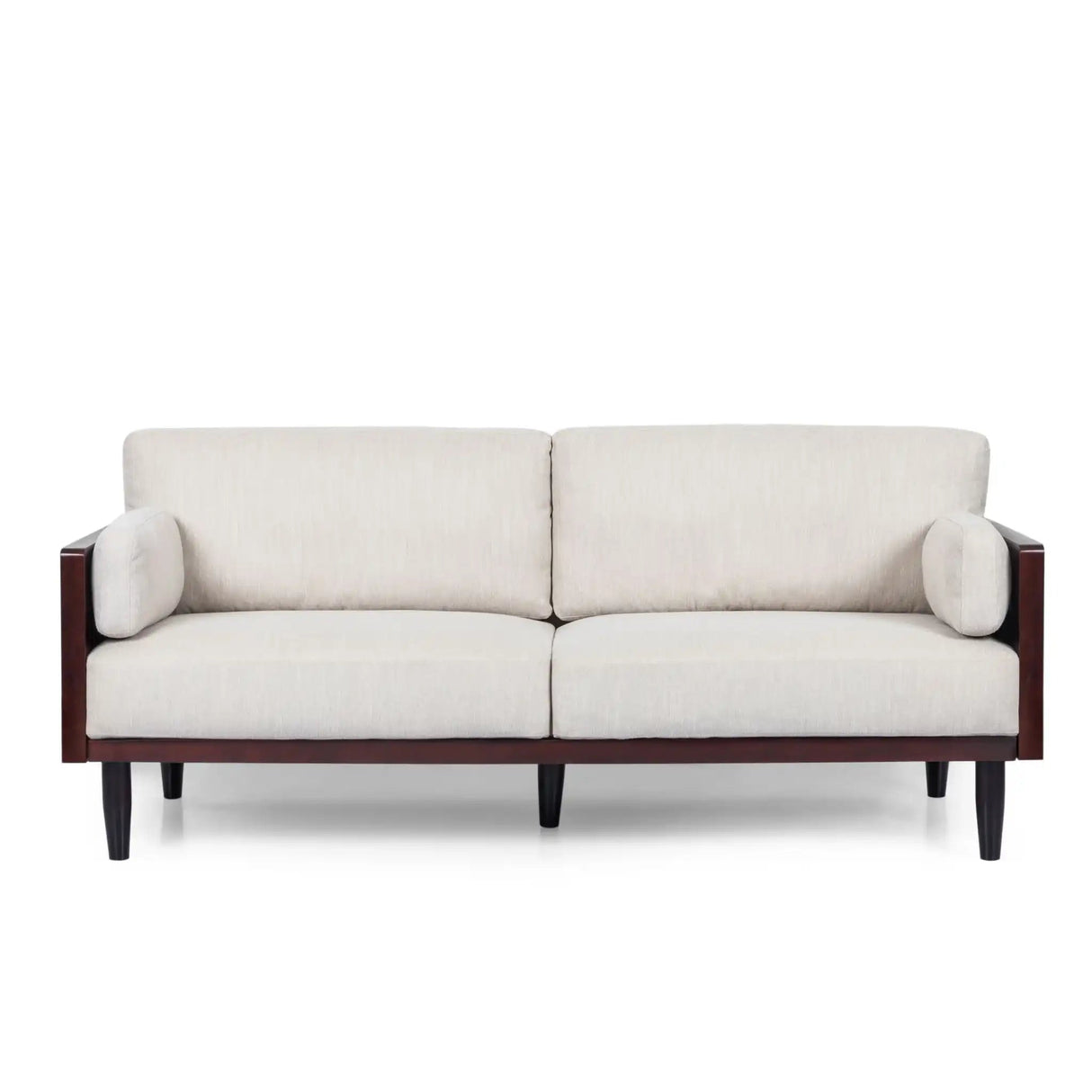 Mid - Century 3 Seater Sofa With Pillow Cushions