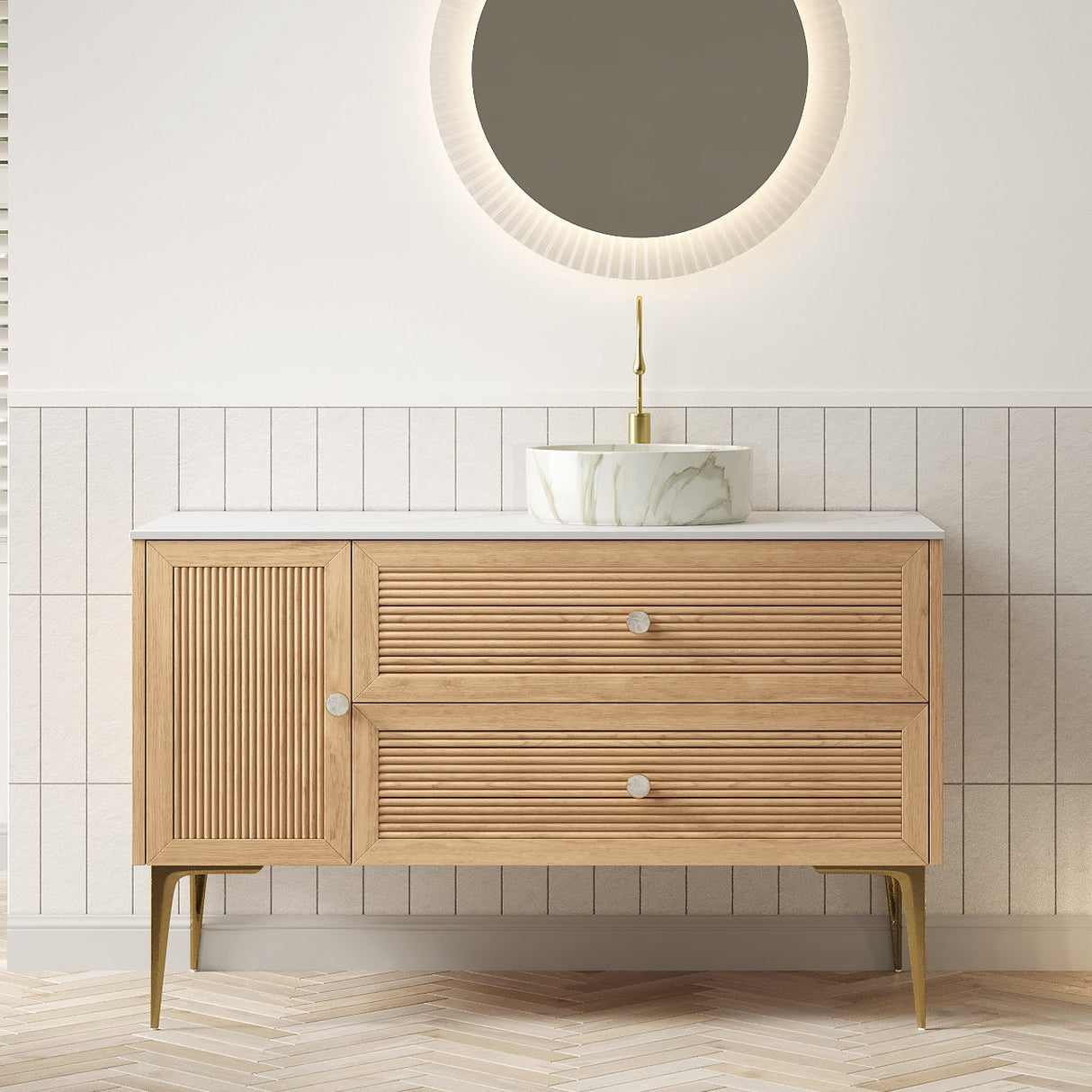 MUNIN 48" Bathroom Vanity with Sink