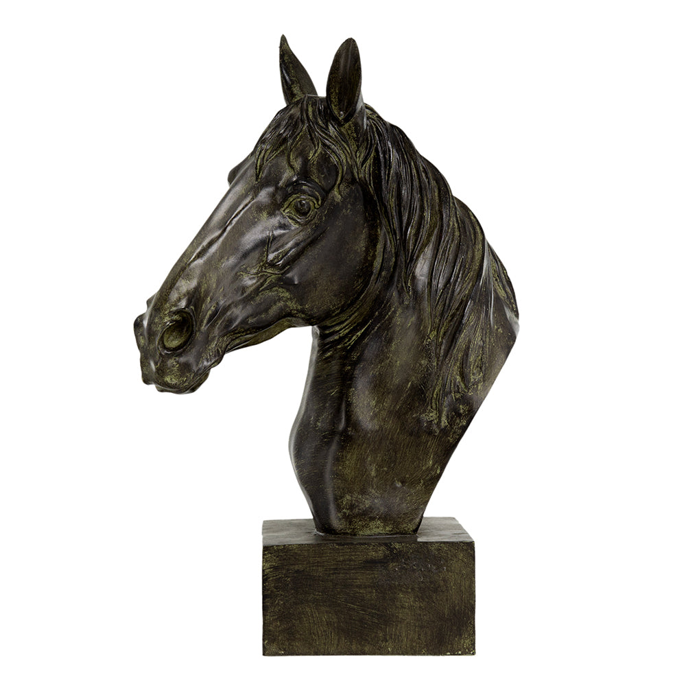 13x5.7x15.8 Equine Sculpture on Base