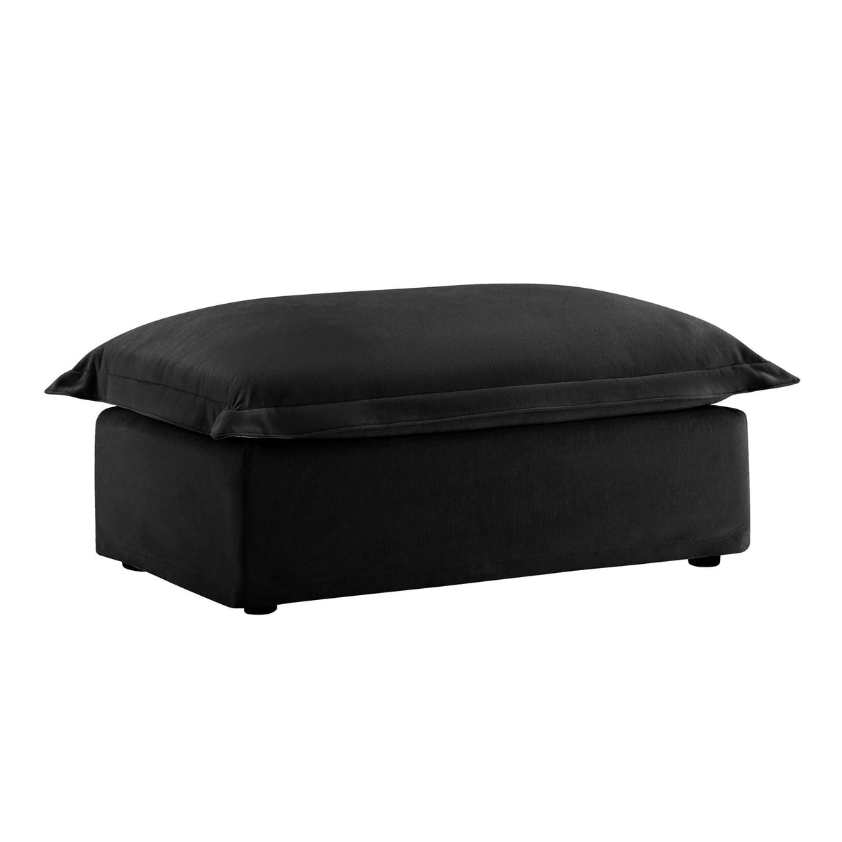 Luxurious Chenille Ottoman