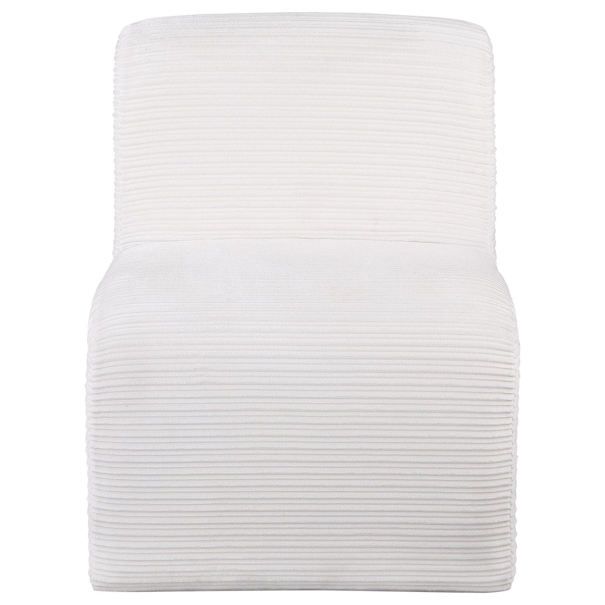 Winne - Curved Armless Accent Chair