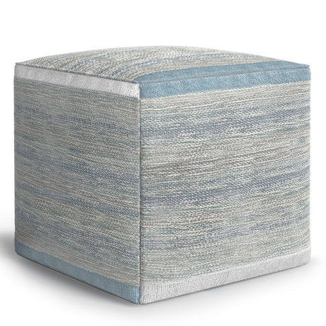 Naya-Cube-Pouf-Blue-Melange-