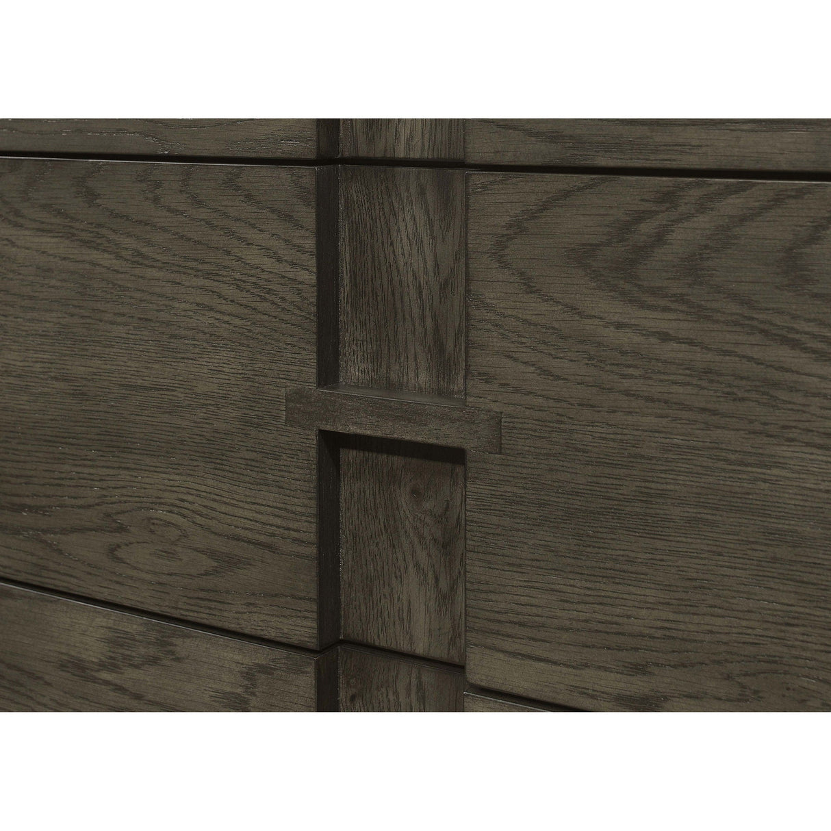 Glenmoor - 3 Drawer Server With 2 Cabinets - Dark Gray