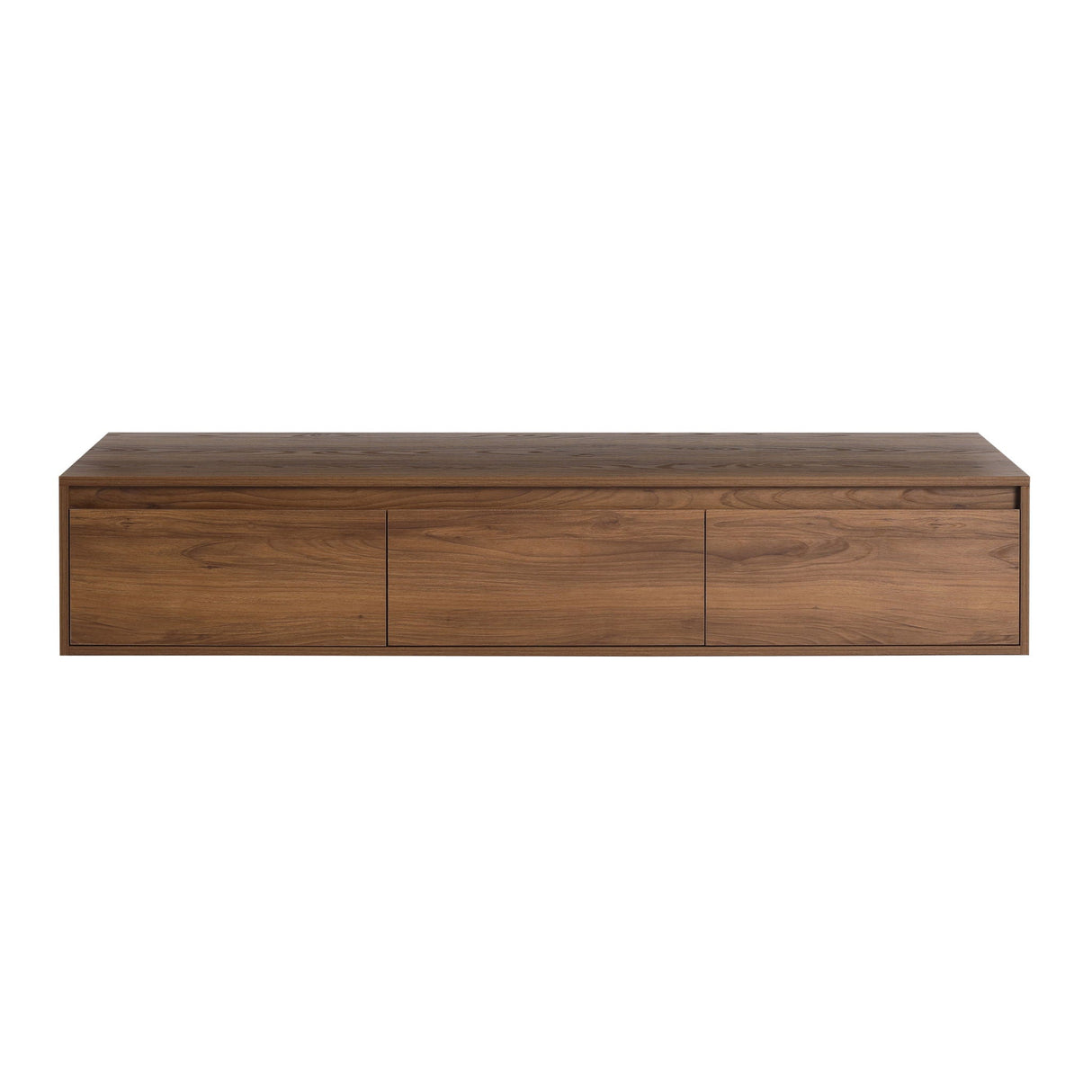 Modern Minimalist Bathroom Cabinet with Soft-Close Drawers and Floating Mounting Design