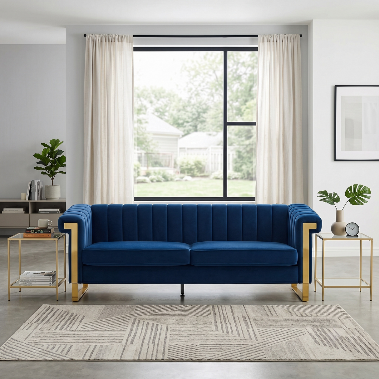 FX-P81B-BU (834-53 Sofa)