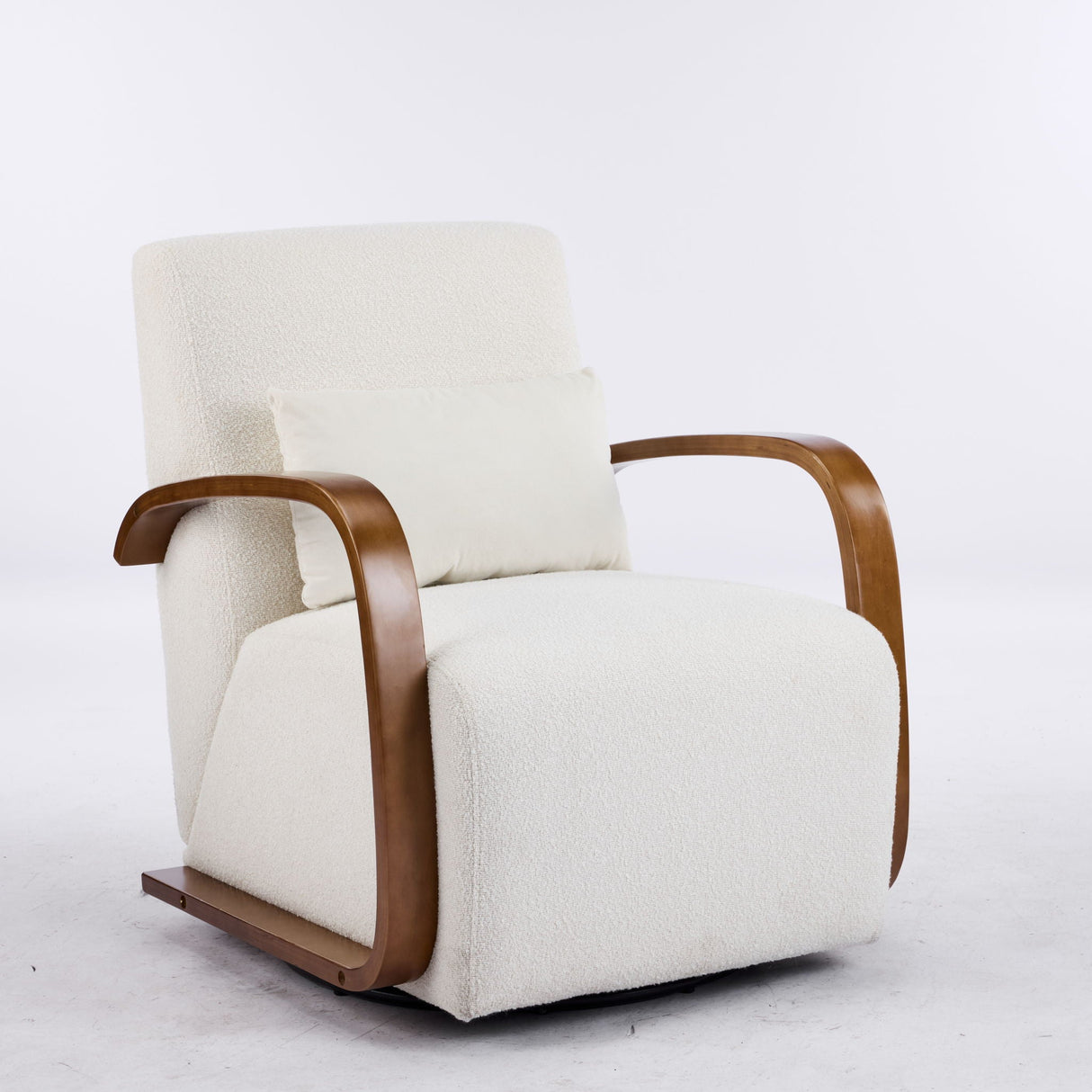 Swivel Accent Rotatable Ergonomic Single Chair For Living Room